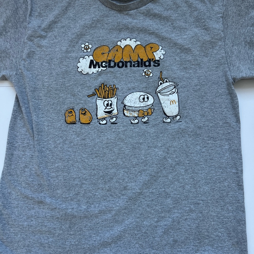 Gildan Gray McDonald's T-Shirt - Picture 2 of 5